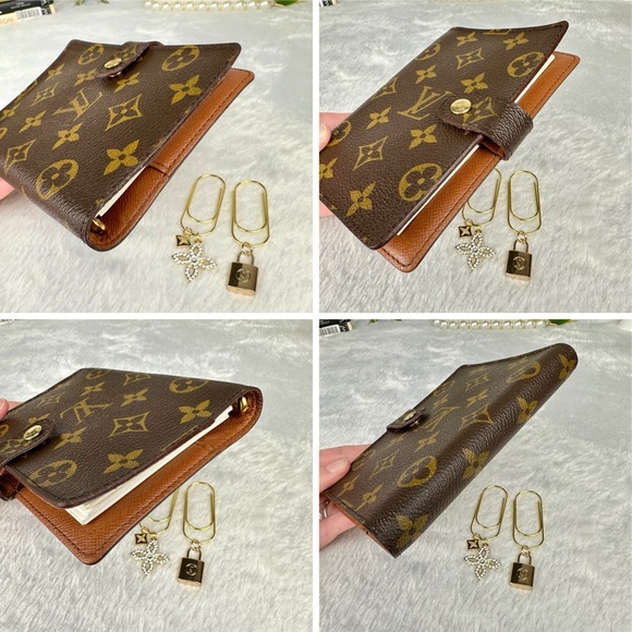 Louis Vuitton Monogram Agenda Planner PM with handmade paper clips. GREA… - Picture 4 of 10